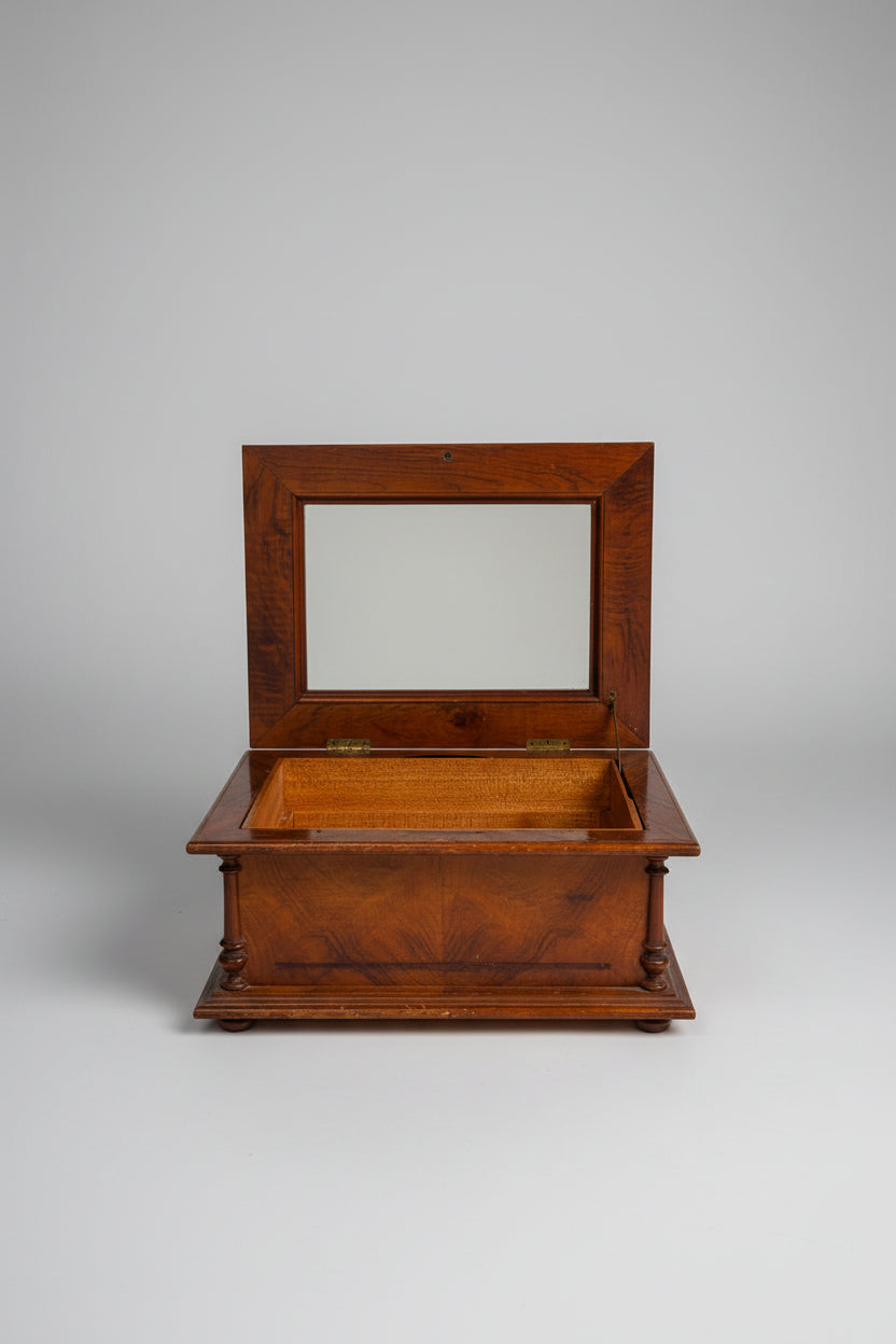 19th Century Antique German Repurposed Music Box
