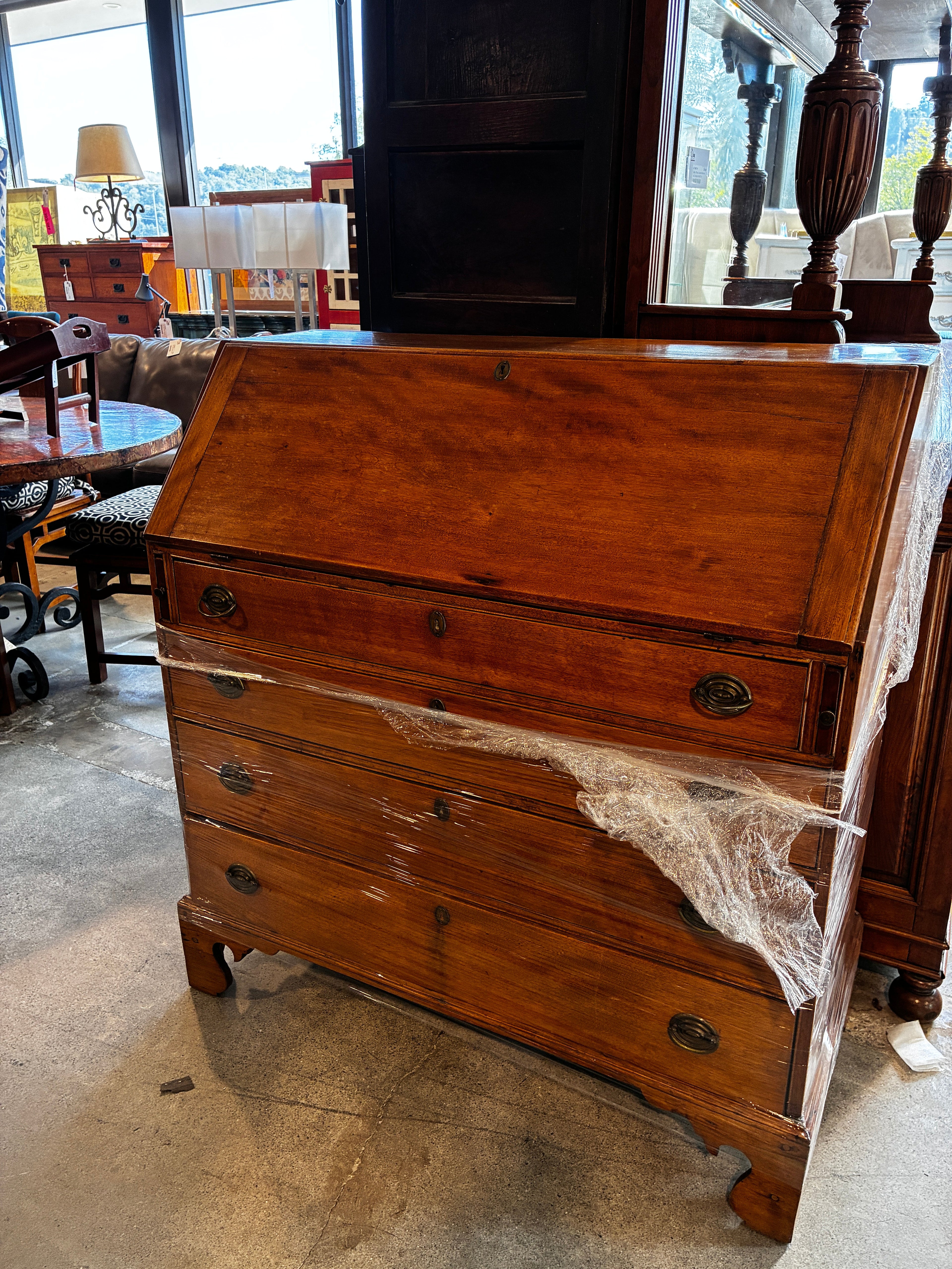 18th Century Mahogany Bureau