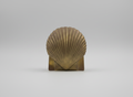 Brass Shell Bookend