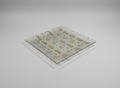 Georges Briard Vintage Bent Glass Tray