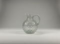 Vintage Hobnail Glass Pitcher