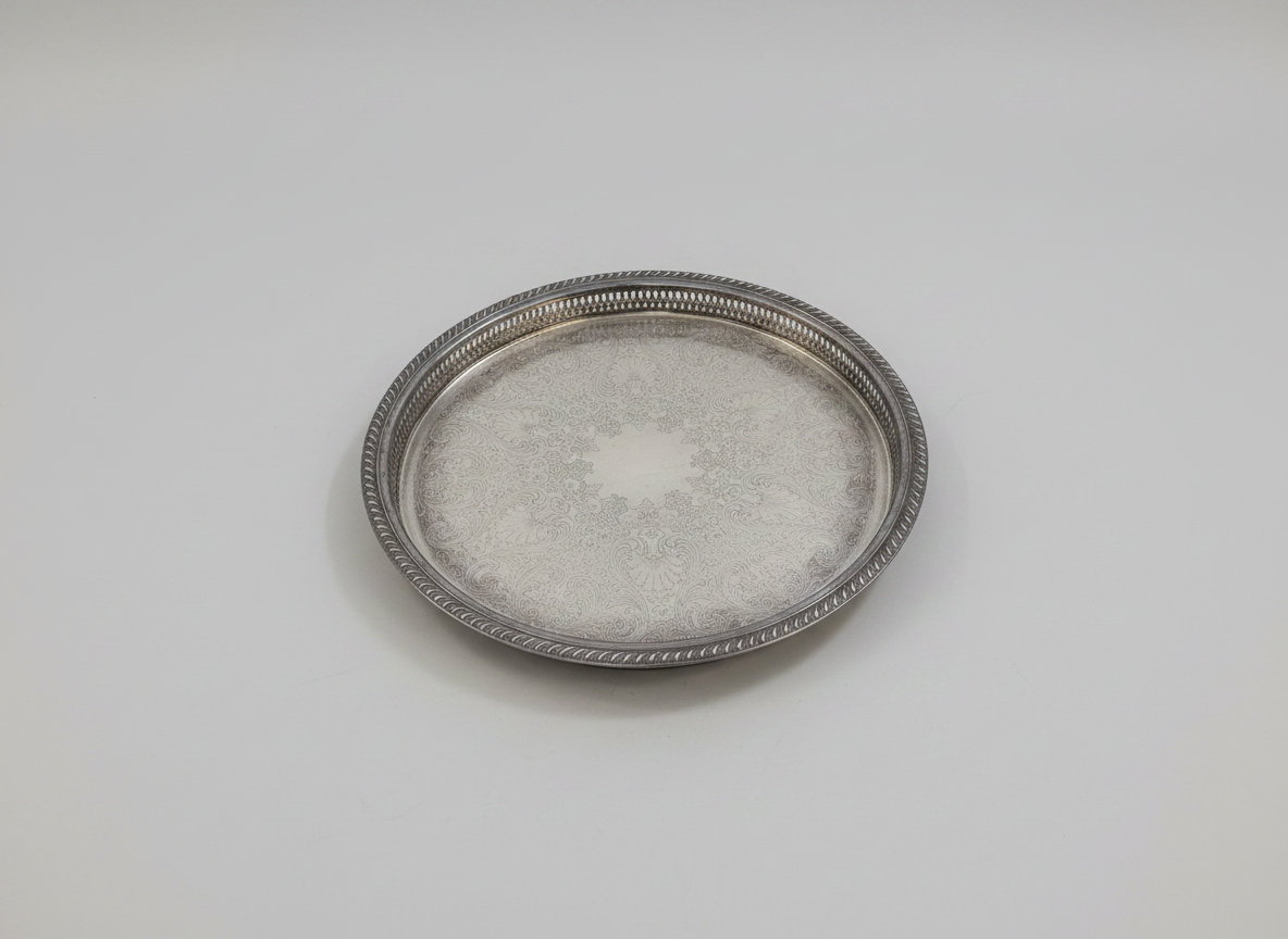 Silver Lazy Susan Tray