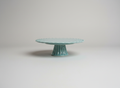Turquoise Ceramic Pedestal Cake Stand