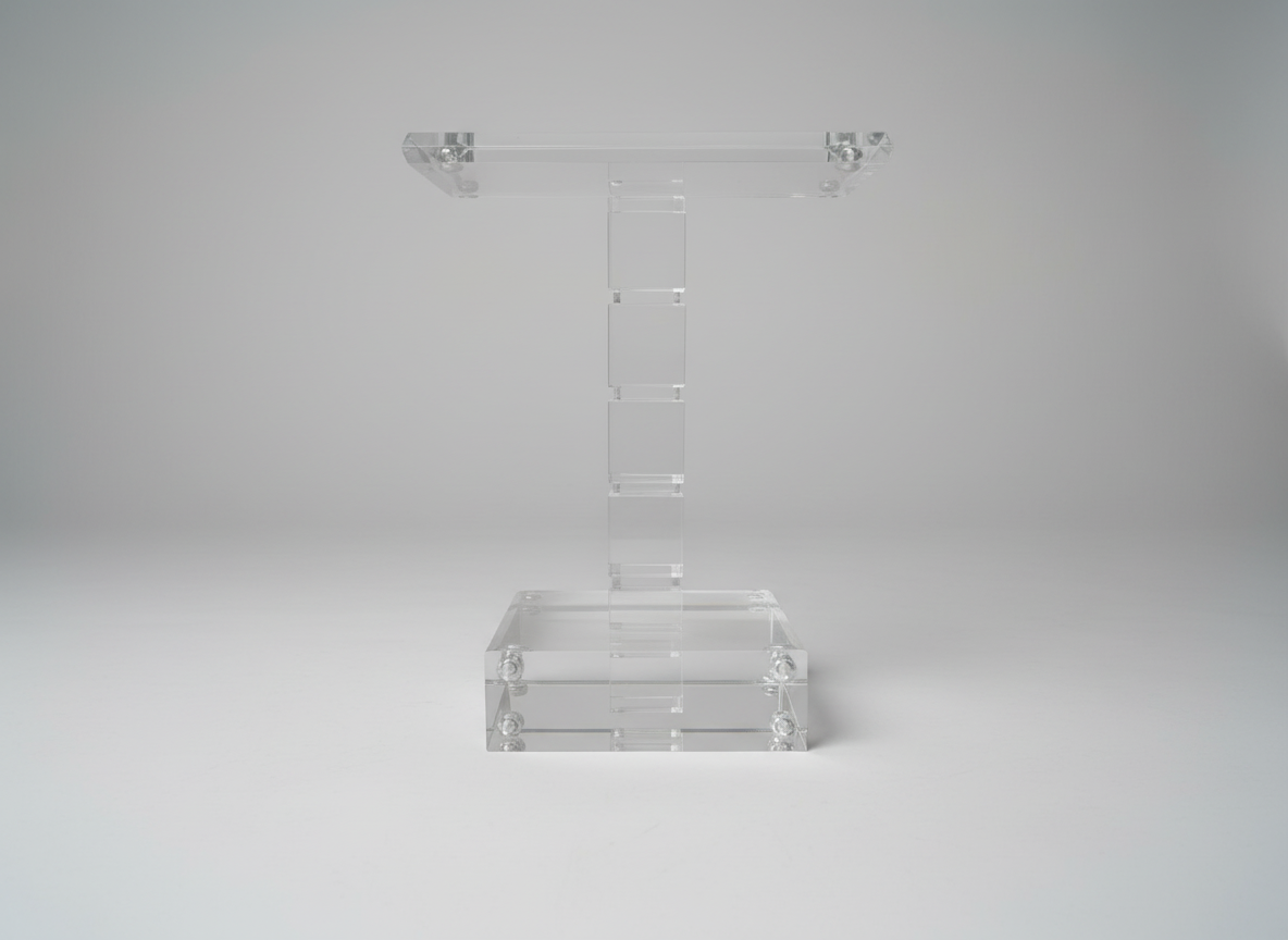 John Richard’s Style Lucite Mini Cocktail Tables