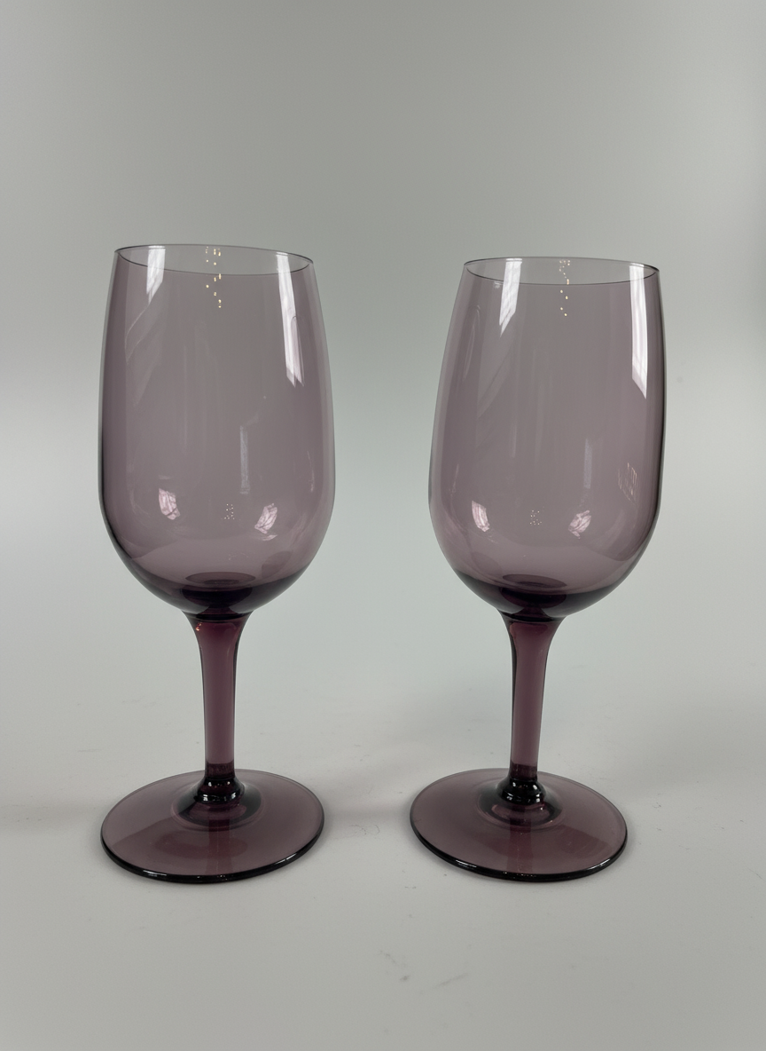 Amethyst Wine Glass