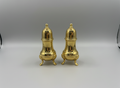 Pair of Footed Salt and Pepper Shakers