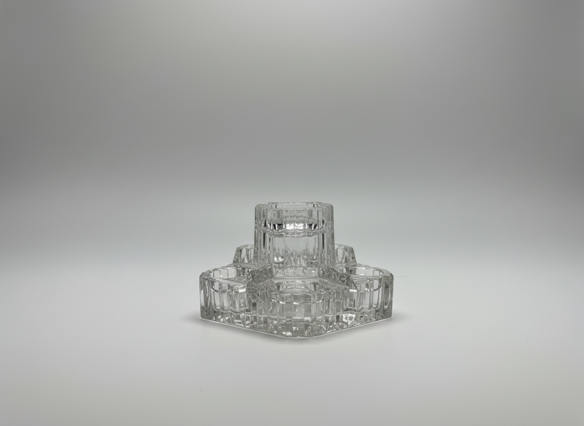 Vintage PartyLite Leaded Crystal Candle Holder