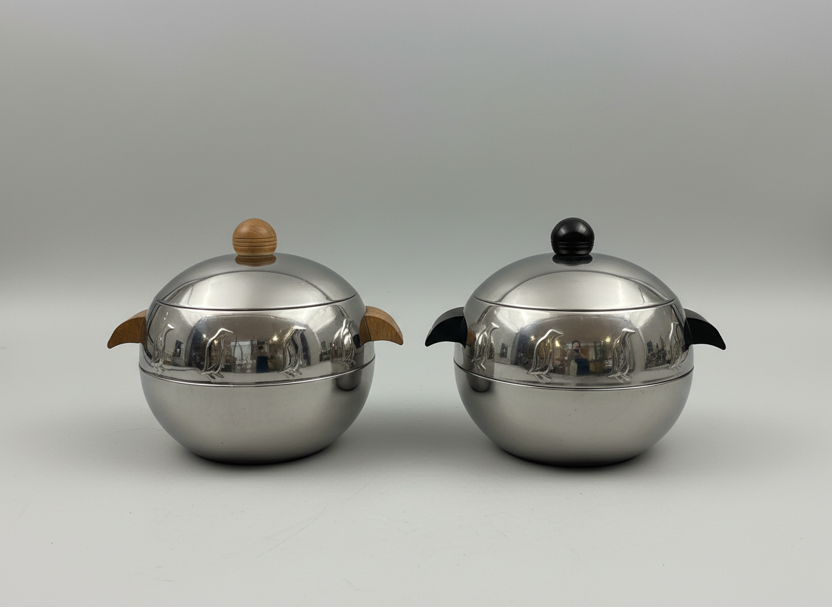 Vintage Mid-Century West Bend Penguin Hot & Cold Server