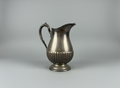 Vintage Silver Pitcher with Ribbed Base
