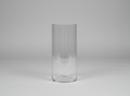 Tall Clear Glass Cylinder Vase