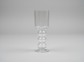 Hand Blown Bubble Glass Hurricane