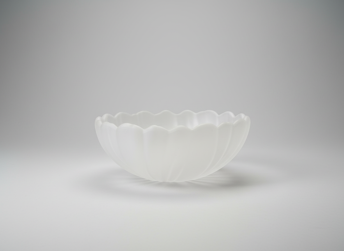 Frosted Indiana Glass Daisy Bowl (LG)