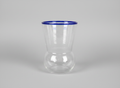 Hand-Blown Paola Navone Clear Glass Vase