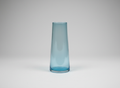Vintage Blue Glass Cylinder Vase