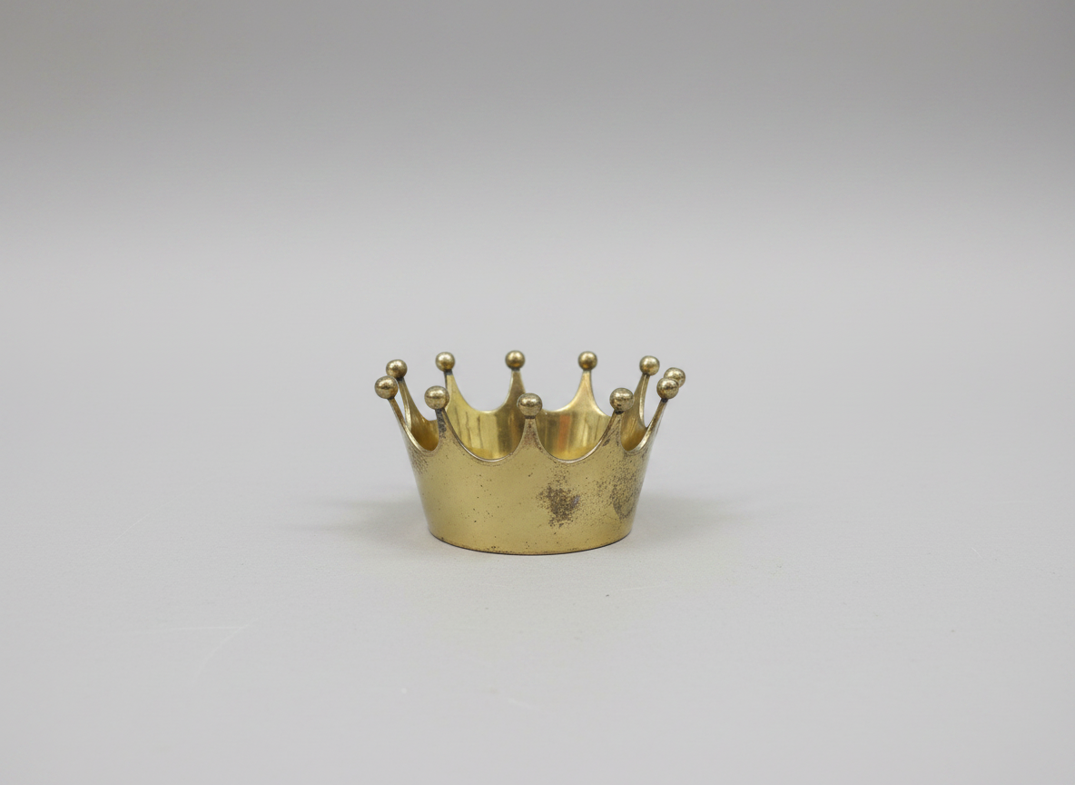 Crown Polished Brass Catchall