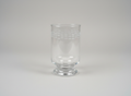 Etched Glass Cocktail Pitcher