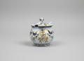 Portuguese Hand-Painted Ceramic Salt Cellar