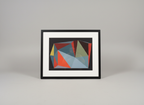 Abstract Geometric Framed Print