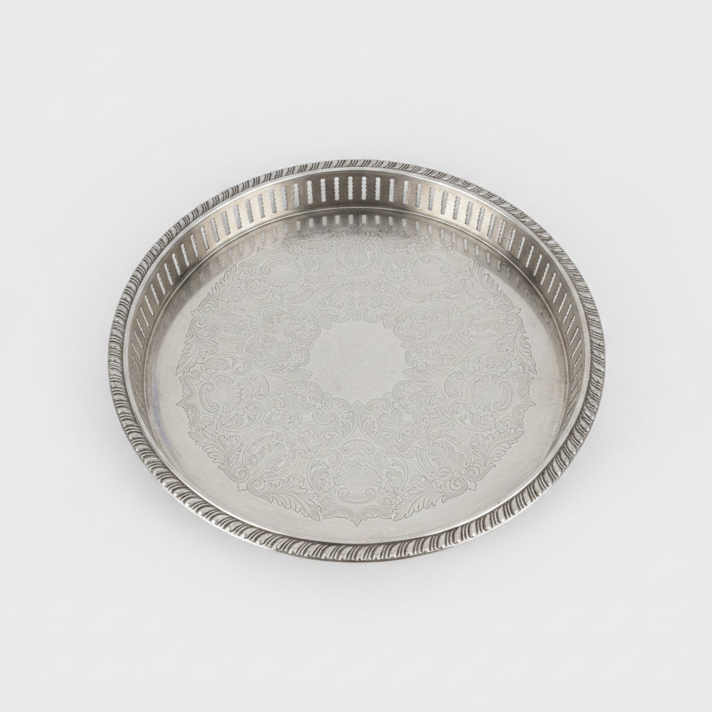 F B Rogers Silver Co. Decorative Serving Tray