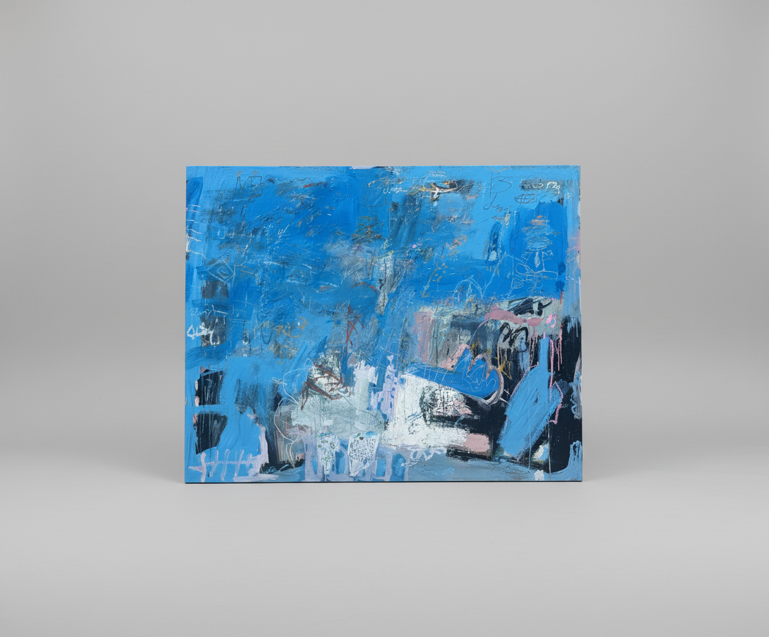 Kurt Brand Abstract Blue