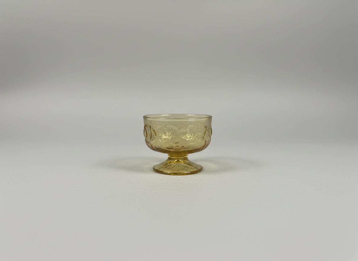 Vintage Yellow Cocktail Glasses
