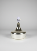 Vintage Mirror Table Lamp with Bell-Shaped Base