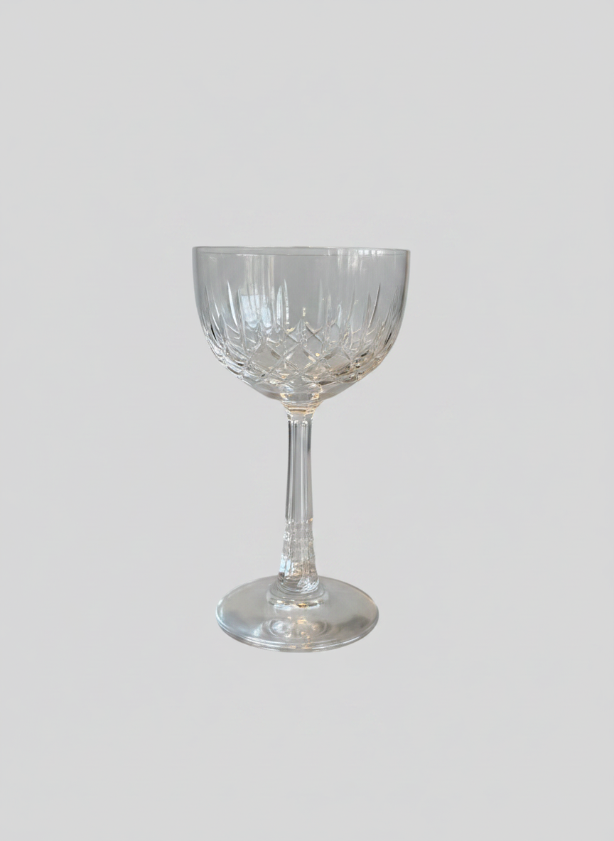 Vintage Cut Crystal Port Glass
