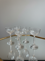 Vintage Cut Crystal Port Glass