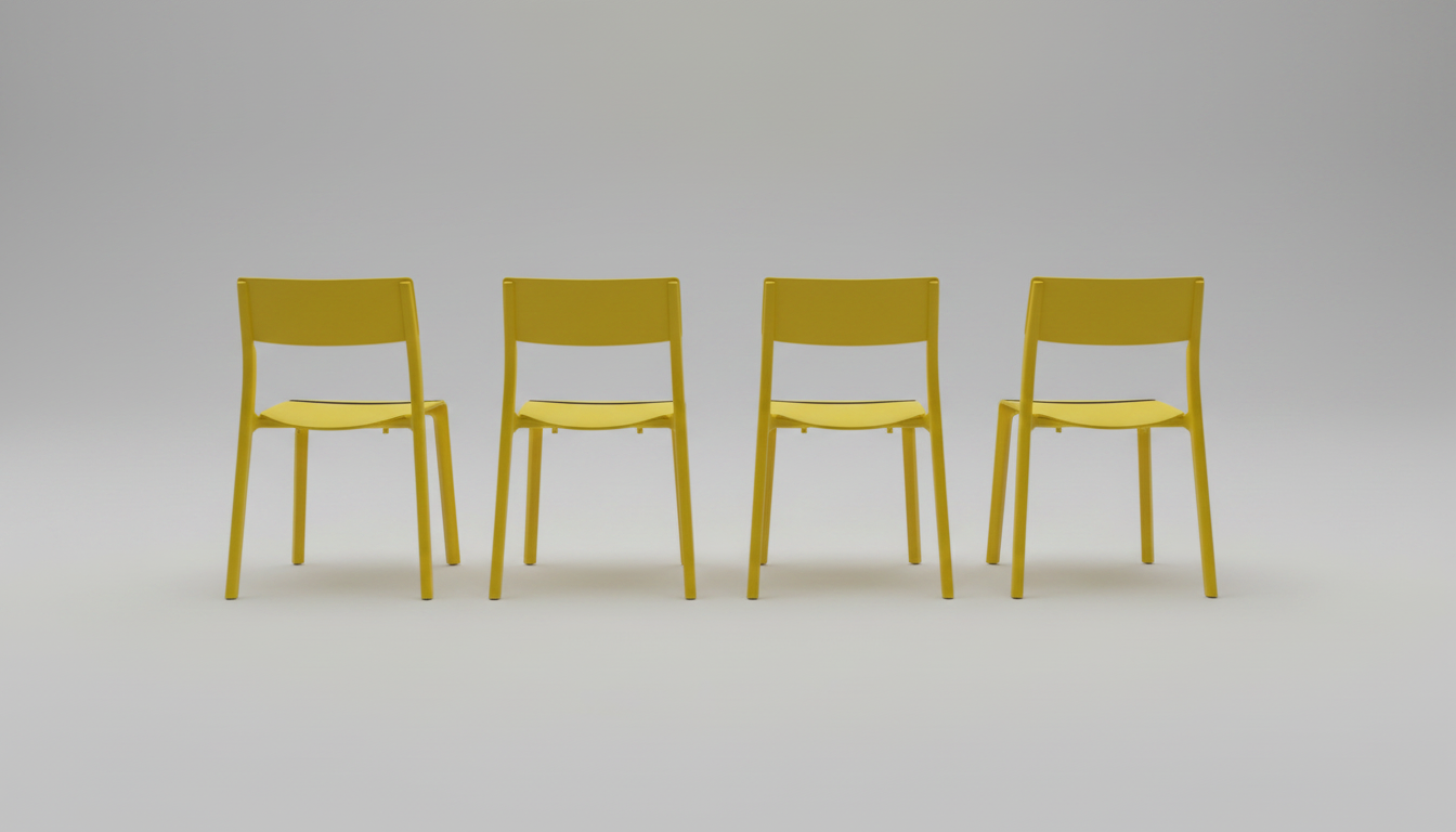 RARE Ikea Janinge Stackable Chair