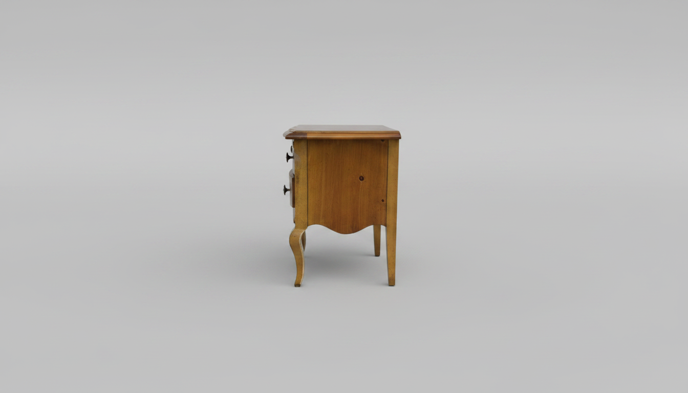 Vintage Walnut Chest of Drawers with Cabriole Legs