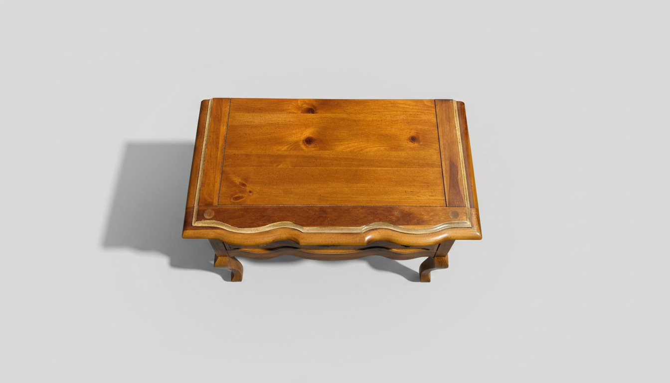 Vintage Walnut Chest of Drawers with Cabriole Legs