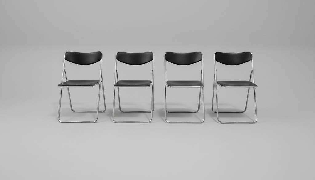 1970s Gammelgaard for Ikea "Ted" Folding Chairs