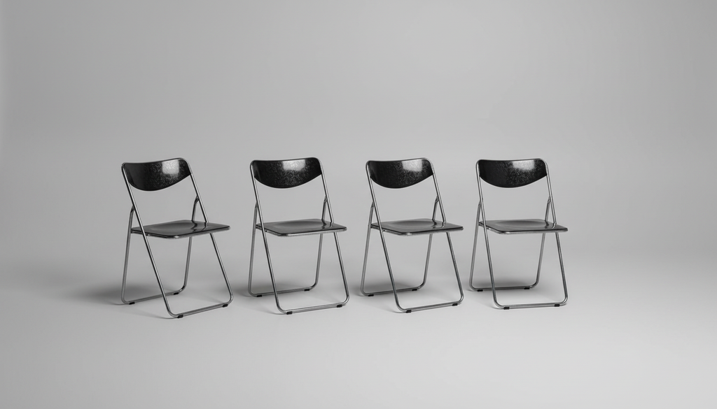 1970s Gammelgaard for Ikea "Ted" Folding Chairs