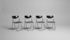 1970s Gammelgaard for Ikea "Ted" Folding Chairs