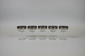 Dorothy Thorpe Allegro Sterling Silver Band Mini Coup - Set of 8