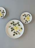 Vintage Kanedai "Pixie Gold" Hand-Painted Ceramic Plates - Set of 11