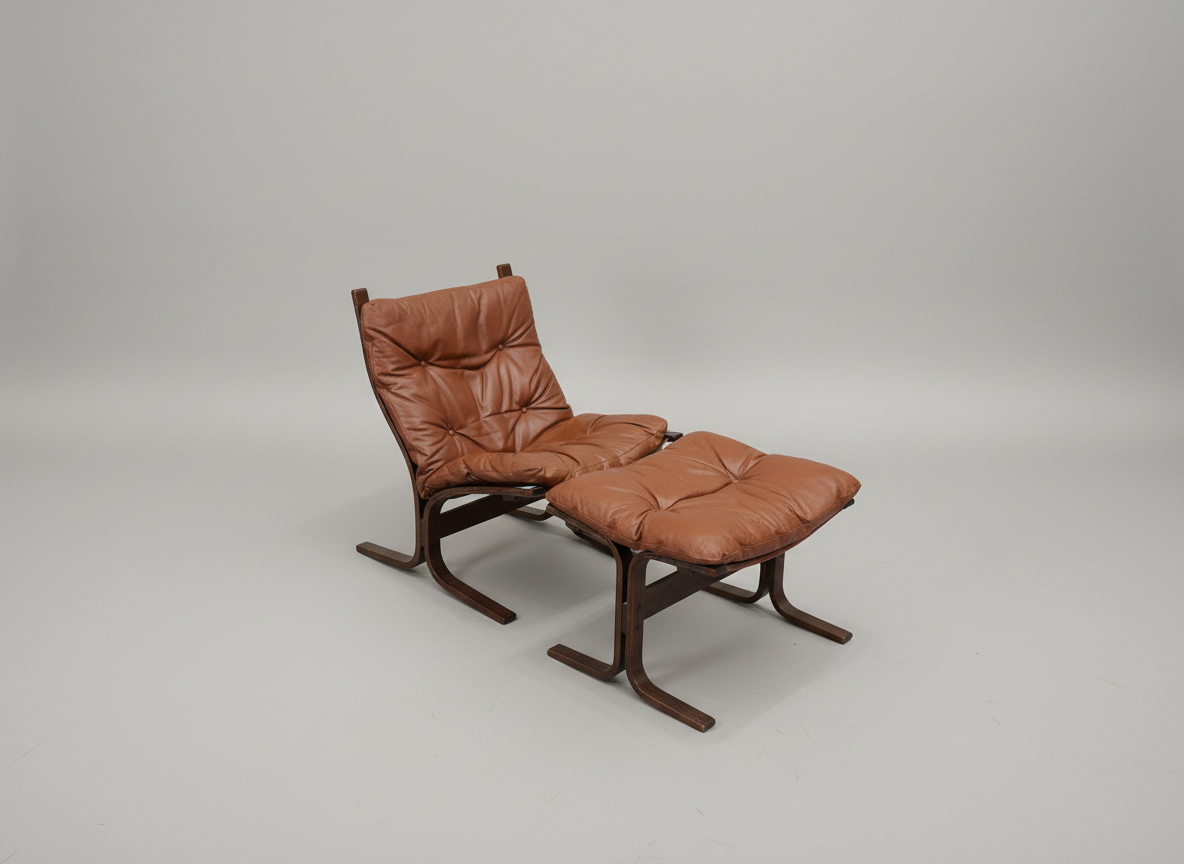 Ingmar Relling Siesta Chair & Ottoman Circa 1960s