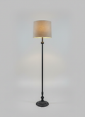 Floor Lamp with Floral Base