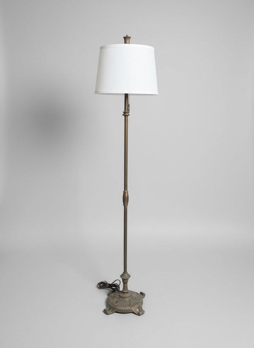 Vintage Floor Lamp with Shade