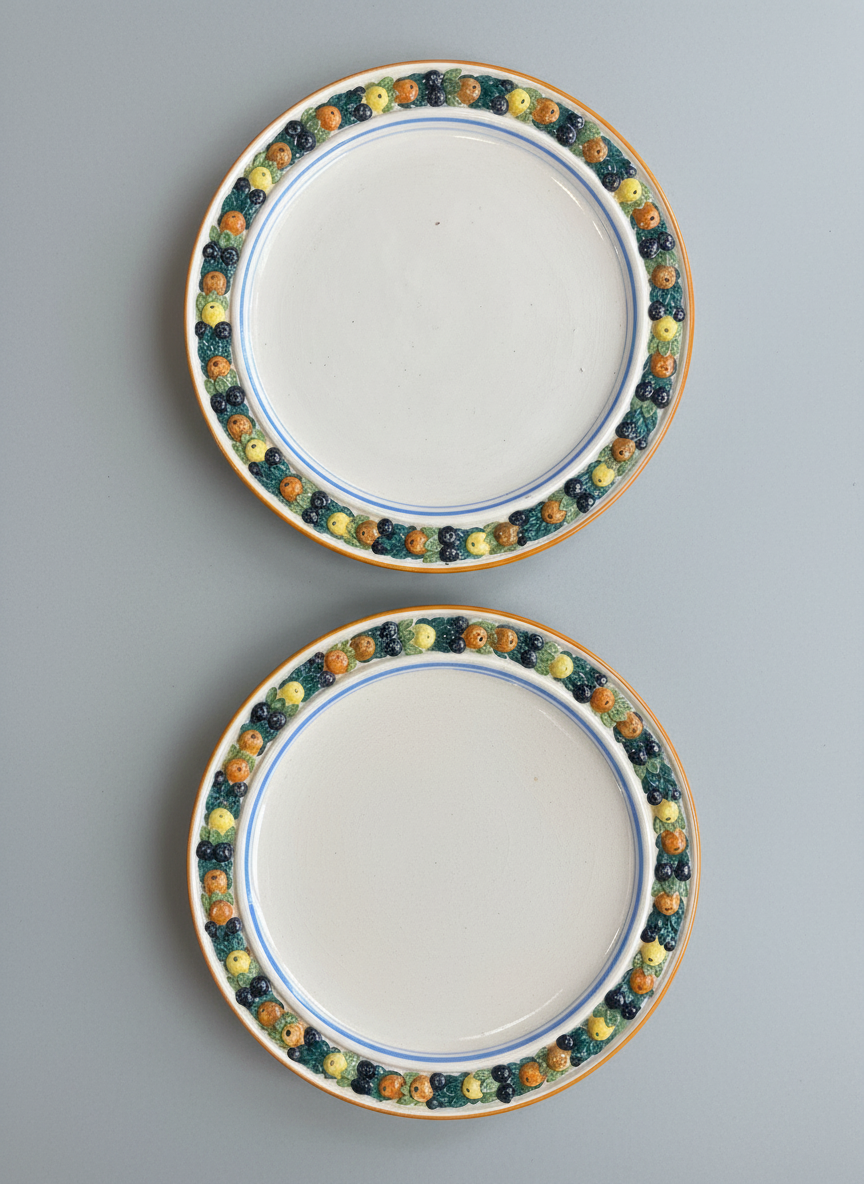 Hand Painted Italian Dinner Plate