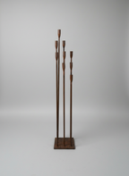 Large Standing Wrought Iron Candelabra