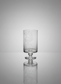 Large Etched Pedestal Hurricane