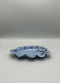 Stangl Terra Rose Blue Leaf Tray