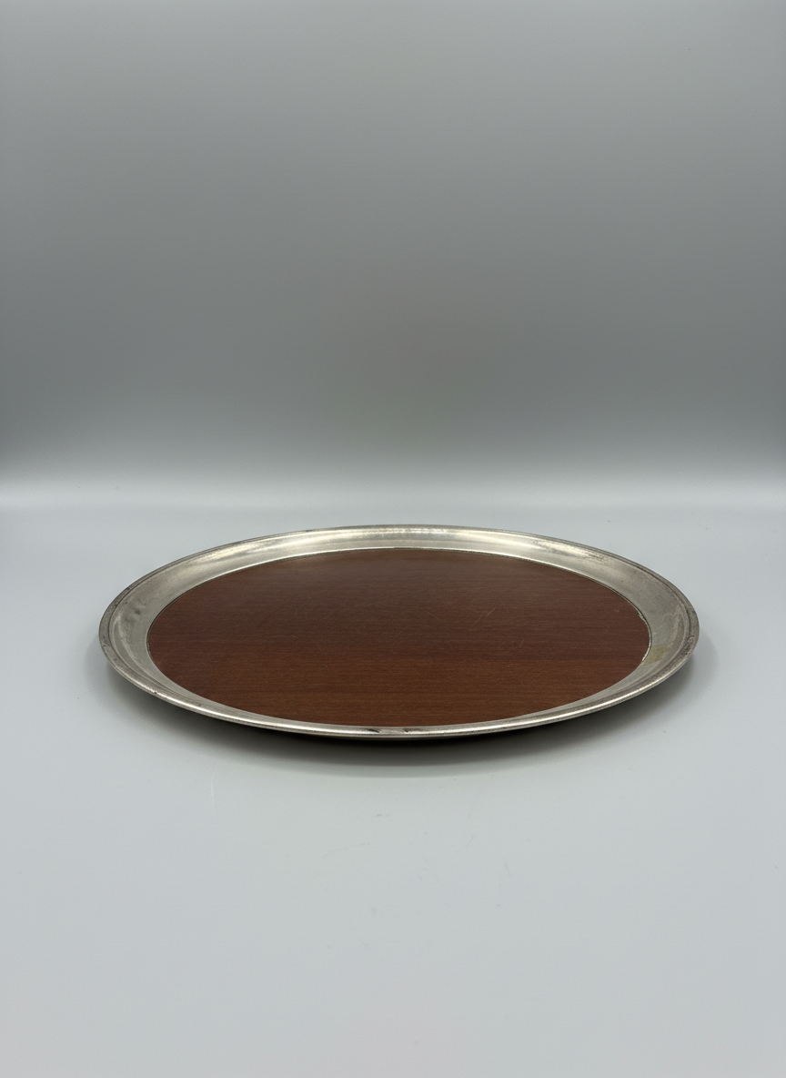 Crescent Wooden Serving Tray