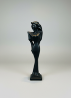 Art Deco Ceramic Woman Figure
