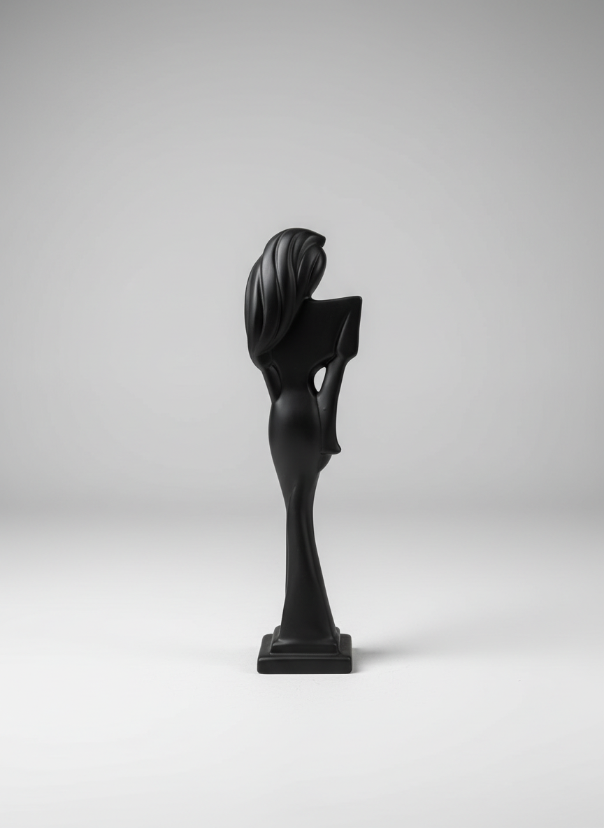 Art Deco Ceramic Woman Figure