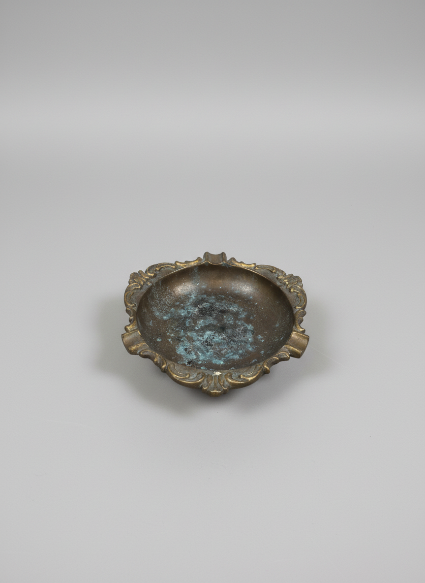 Large Antique Victorian Era Ashtray/Candlestick