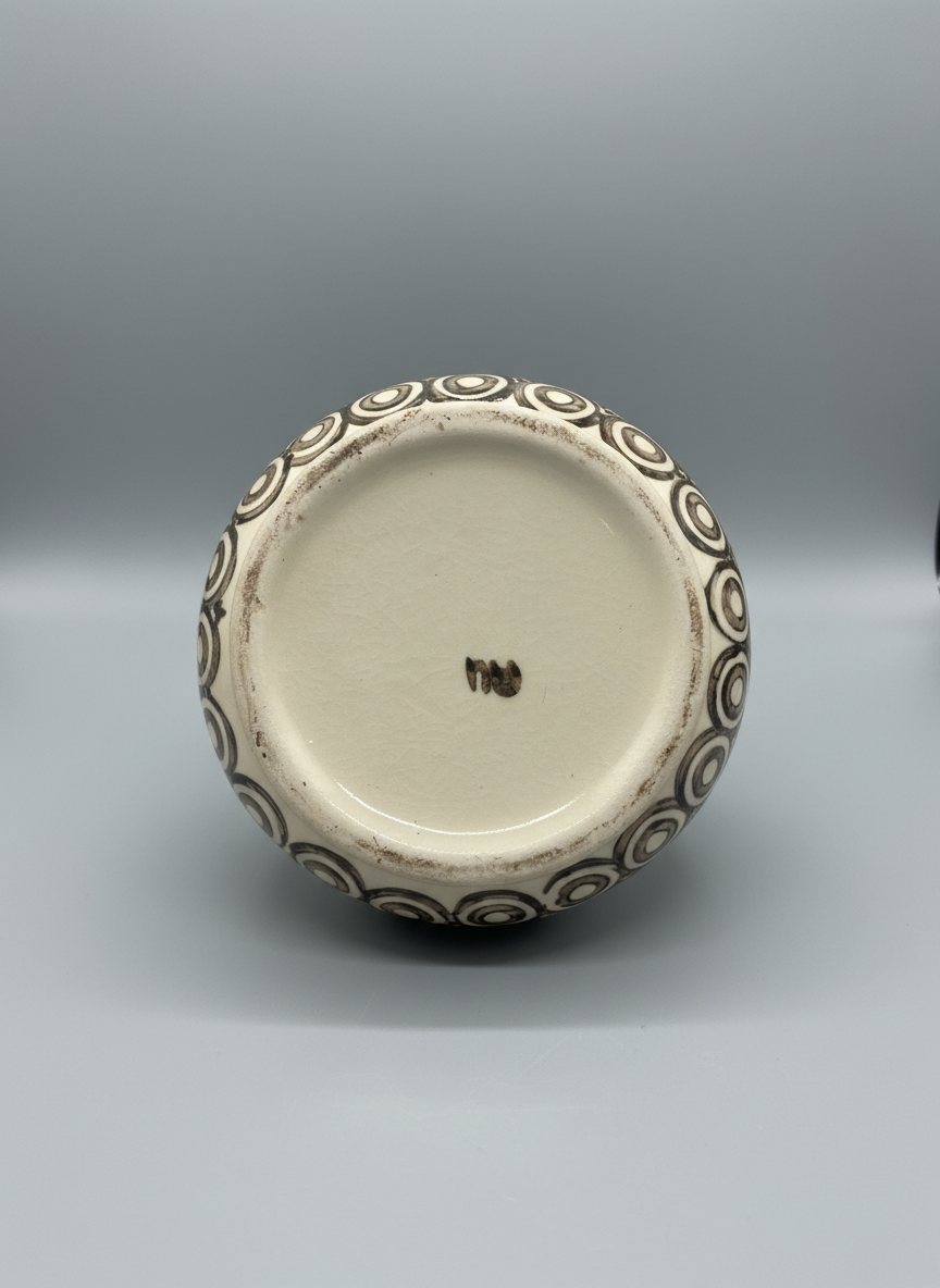 Art Nouveau Stoneware Vase