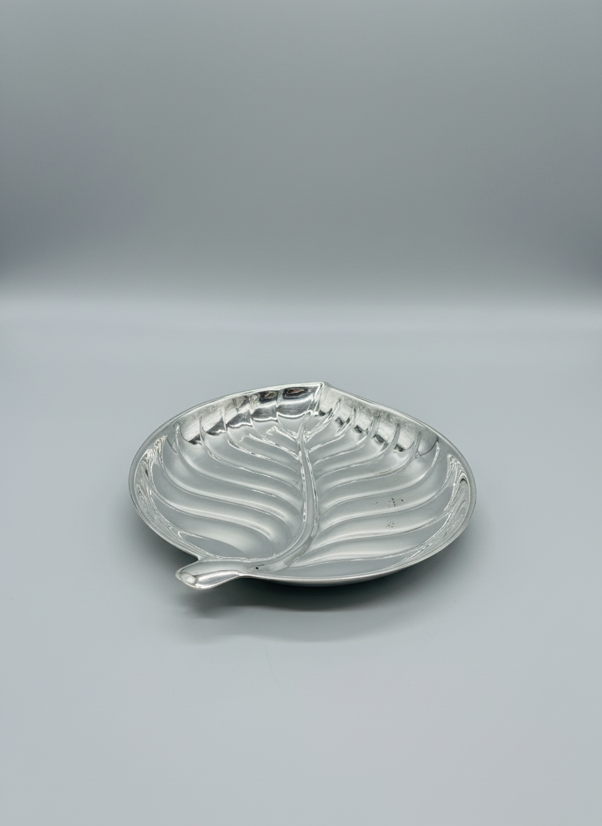 Silver Plated Leaf Tray