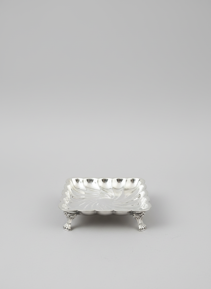 FB Rogers Footed Trinket Tray